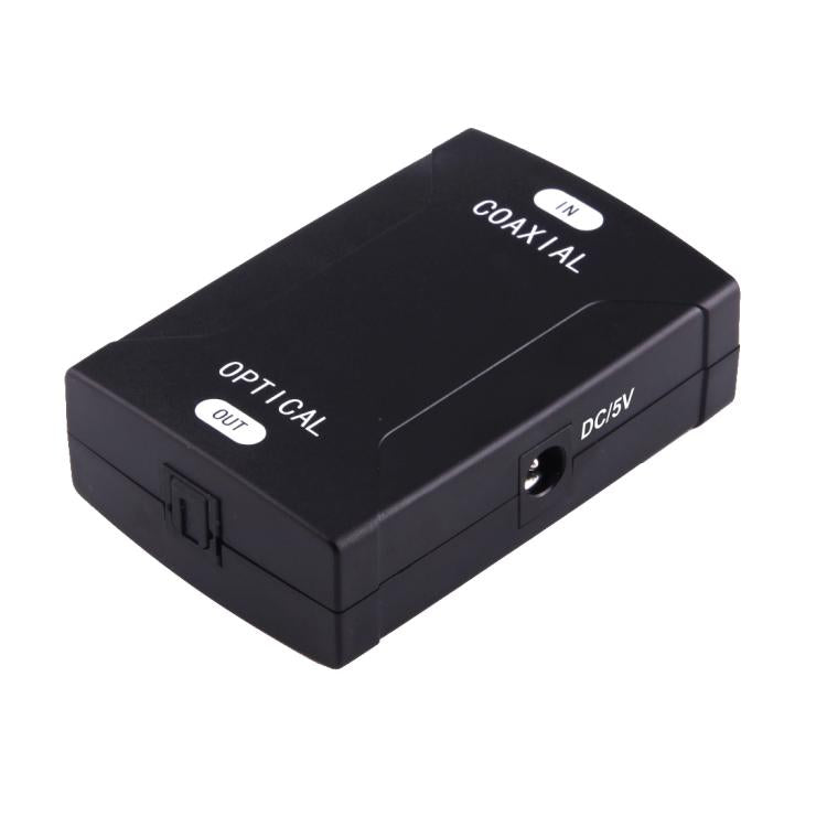 Adaptateur Convertisseur Audio Numérique Entrée Coaxiale RCA vers Sortie Optique Toslink, Entrée Coaxiale RCA