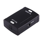 Adaptateur Convertisseur Audio Numérique Entrée Coaxiale RCA vers Sortie Optique Toslink, Entrée Coaxiale RCA