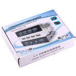 Panneau Avant Baie d'Extension Disquette 3,5 pouces Adaptateur Connecteur HUB 4 Ports USB 2.0
