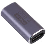 Adaptateur en alliage USB-C / Type-C 4.0 femelle vers femelle 40 Gbit/s, Type-C 4.0 F vers F