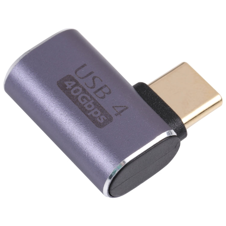 Adaptateur coudé USB-C / Type-C mâle vers femelle 40Gbps, Type-C 4.0 M vers F coudé 1