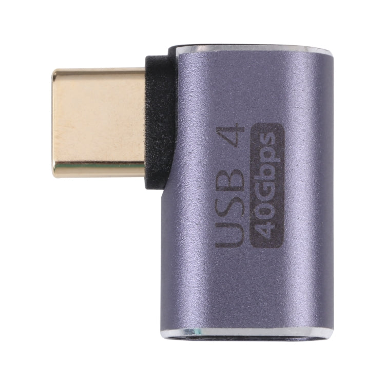 Adaptateur coudé USB-C / Type-C mâle vers femelle 40Gbps, Type-C 4.0 M vers F coudé 1