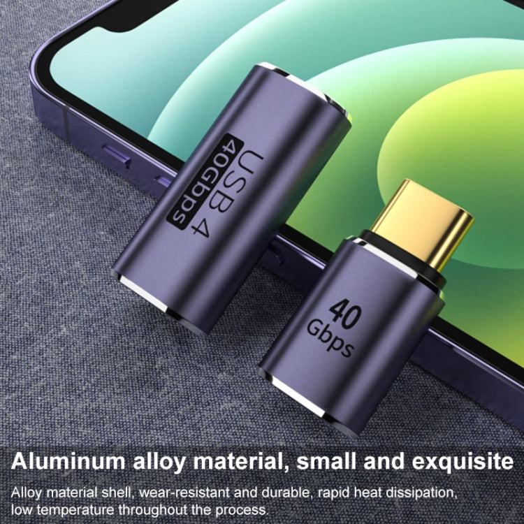 Adaptateur USB-C / Type-C mâle vers femelle 40Gbps, Type-C 4.0 M vers F
