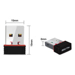 Carte Réseau Externe Adaptateur WiFi USB 2.0 RTL8188 150Mbps 2.4GHz