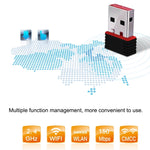 Carte Réseau Externe Adaptateur WiFi USB 2.0 RTL8188 150Mbps 2.4GHz