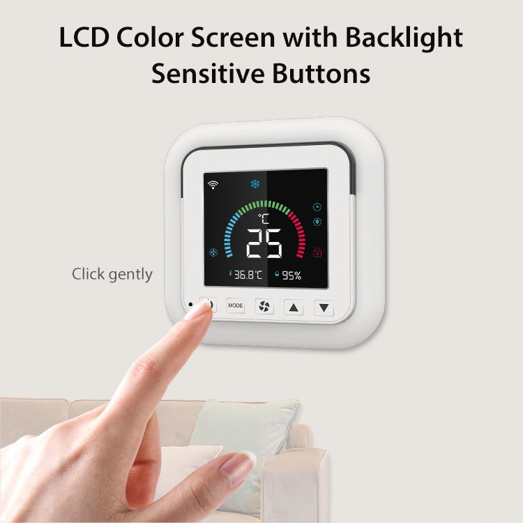 Thermostat contrôleur de climatisation infrarouge WiFi intelligent écran couleur NEO NAS-RT01W