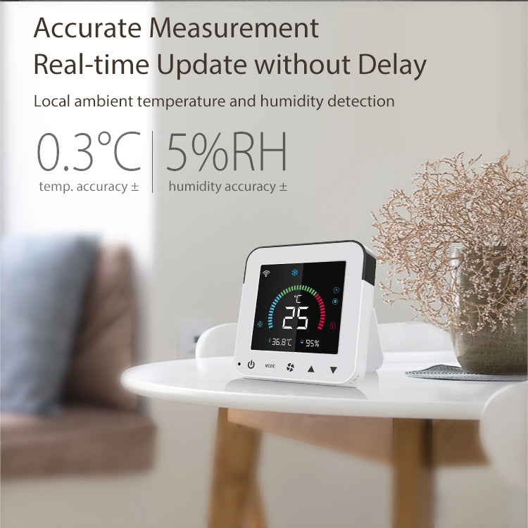 Thermostat contrôleur de climatisation infrarouge WiFi intelligent écran couleur NEO NAS-RT01W