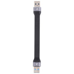 Câble plat souple USB mâle vers USB mâle 10Gbps pour synchronisation de données et charge rapide, USB mâle vers USB mâle