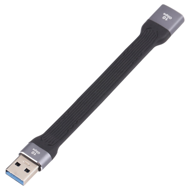 Câble plat souple USB mâle vers USB femelle 10Gbps pour synchronisation de données et charge rapide, USB mâle vers USB femelle