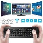 Souris aérienne sans fil MX3-L avec rétroéclairage et commande vocale, clavier et télécommande 2,4 GHz.