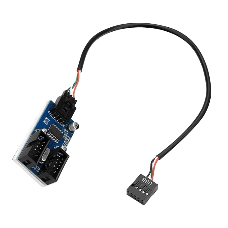 Carte Circuit Adaptateur Hub USB2.0 Rocketek HC427 9 Broches Diviseur Un-à-Deux