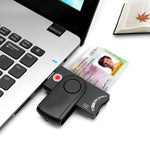 Rocketek SCR10 Lecteur de carte USB2.0 Smart Card / SD / TF / M2 / MS / SIM, SCR10