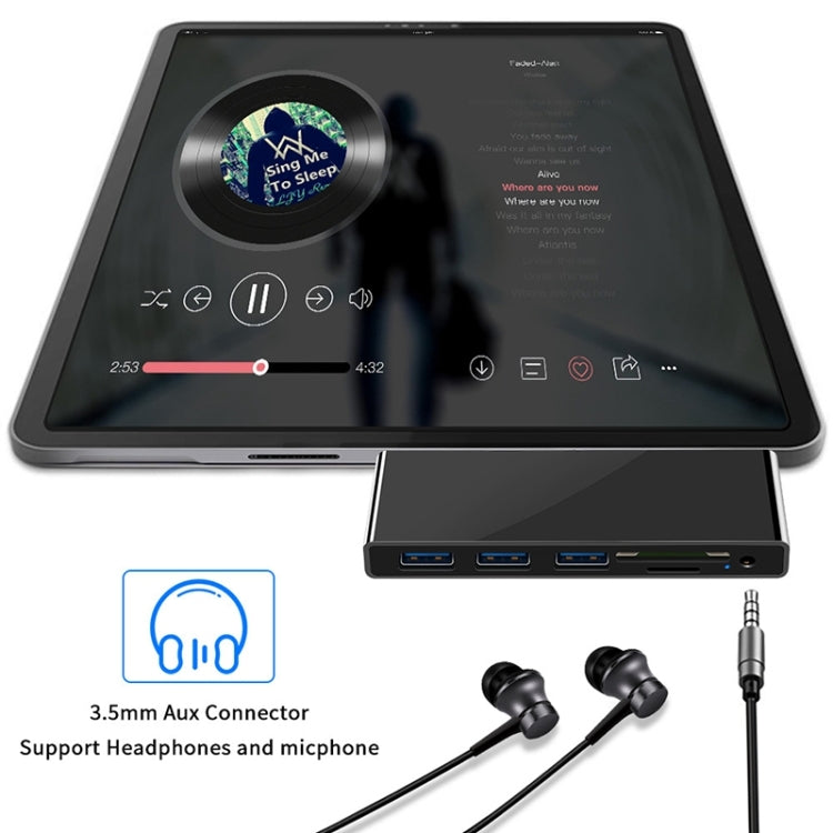 Rocketek SGO772 Adaptateur HUB Type-C vers USB3.0 / HDMI pour Surface Pro GO, SGO772