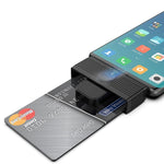 Rocketek CR318-C Lecteur de carte Type-C Smart Card / SIM / ID / CAC, Type-C