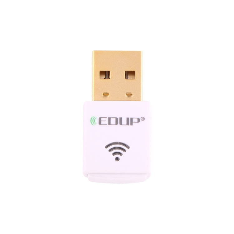 Carte réseau WiFi USB sans fil mini EDUP EP-AC1619 600Mbps 2.4G / 5.8Ghz double bande 150M+433M pour notebook / portable / PC, EP-AC1619 600Mbps (blanc), EP-AC1619 600Mbps (noir)