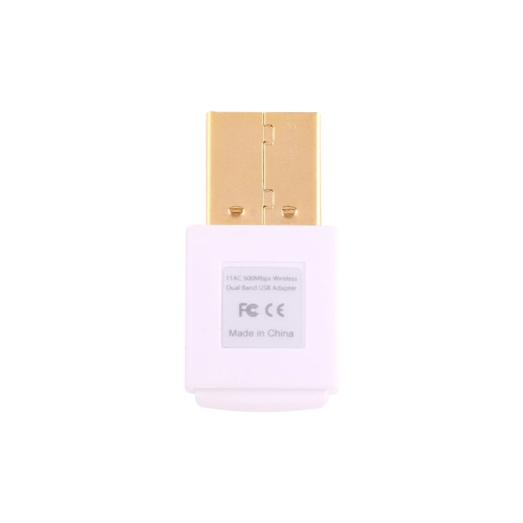 Carte réseau WiFi USB sans fil mini EDUP EP-AC1619 600Mbps 2.4G / 5.8Ghz double bande 150M+433M pour notebook / portable / PC, EP-AC1619 600Mbps (blanc), EP-AC1619 600Mbps (noir)