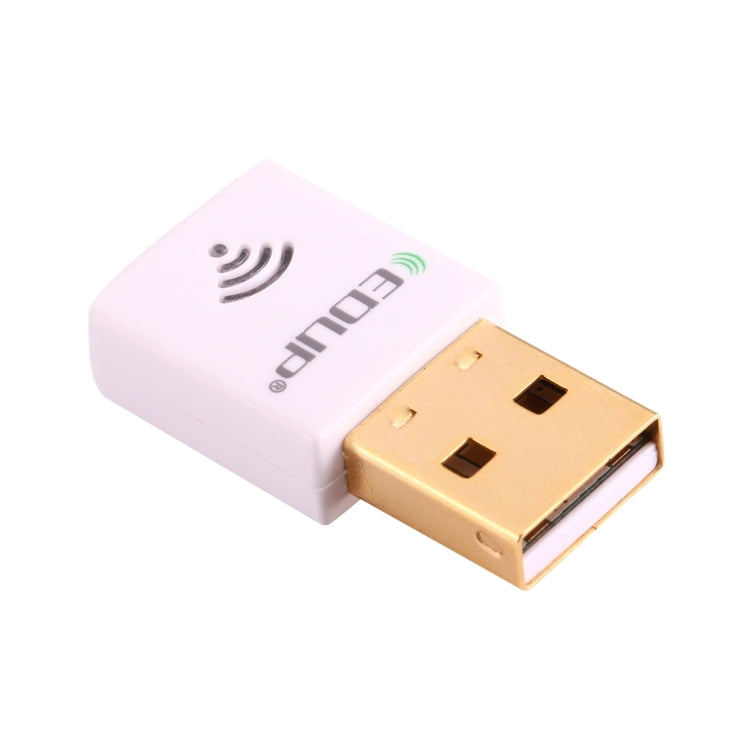 Carte réseau WiFi USB sans fil mini EDUP EP-AC1619 600Mbps 2.4G / 5.8Ghz double bande 150M+433M pour notebook / portable / PC, EP-AC1619 600Mbps (blanc), EP-AC1619 600Mbps (noir)