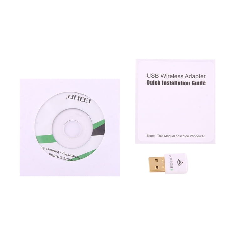 Carte réseau WiFi USB sans fil mini EDUP EP-AC1619 600Mbps 2.4G / 5.8Ghz double bande 150M+433M pour notebook / portable / PC, EP-AC1619 600Mbps (blanc), EP-AC1619 600Mbps (noir)