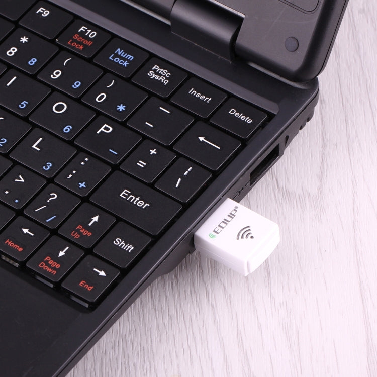 Carte réseau WiFi USB sans fil mini EDUP EP-AC1619 600Mbps 2.4G / 5.8Ghz double bande 150M+433M pour notebook / portable / PC, EP-AC1619 600Mbps (blanc), EP-AC1619 600Mbps (noir)