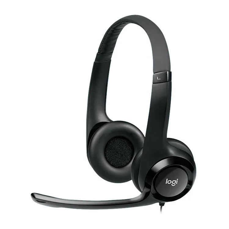 Logitech H390 Casque USB Filaire Stéréo avec Microphone à Réduction de Bruit