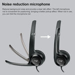 Logitech H390 Casque USB Filaire Stéréo avec Microphone à Réduction de Bruit