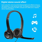 Logitech H390 Casque USB Filaire Stéréo avec Microphone à Réduction de Bruit