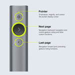 Télécommande de présentation sans fil USB 2,4 GHz Logitech Spotlight pour PowerPoint, stylo, Spotlight (Gris), Spotlight (Or)