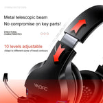 YINDIAO Q2 Head-mounted Wired Gaming Headset with Microphone, Version: Dual 3.5mm + USB, Q2 Dual 3.5mm + USB(White)