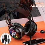 Casque de jeu filaire monté sur tête YINDIAO Q4 avec microphone, Version : Double 3,5 mm + USB, Q4 (Noir), Q4 (Blanc)