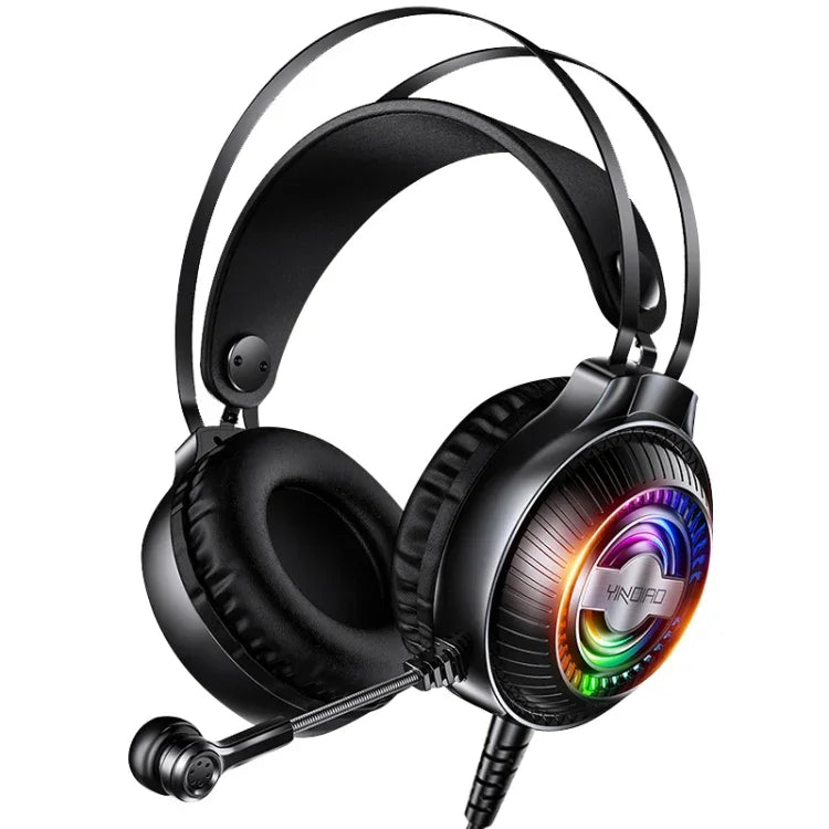 Casque de jeu filaire monté sur tête YINDIAO Q4 avec microphone, Version : Double 3,5 mm + USB, Q4 (Noir), Q4 (Blanc)