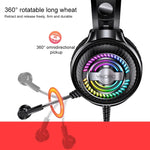 Casque de jeu filaire monté sur tête YINDIAO Q4 avec microphone, Version : Double 3,5 mm + USB, Q4 (Noir), Q4 (Blanc)
