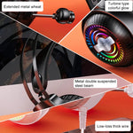 Casque de jeu filaire monté sur tête YINDIAO Q4 avec microphone, Version : Double 3,5 mm + USB, Q4 (Noir), Q4 (Blanc)