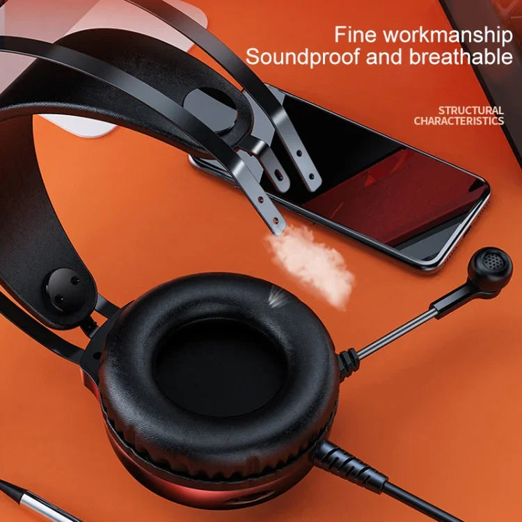 Casque de jeu filaire monté sur tête YINDIAO Q4 avec microphone, Version : Double 3,5 mm + USB, Q4 (Noir), Q4 (Blanc)