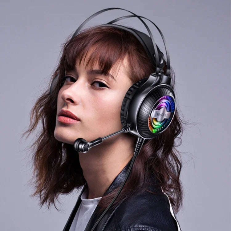 Casque de jeu filaire monté sur tête YINDIAO Q4 avec microphone, Version : Double 3,5 mm + USB, Q4 (Noir), Q4 (Blanc)
