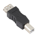 Adaptateur USB 2.0 A femelle vers USB B mâle, USB AF vers USB BM