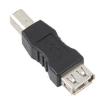 Adaptateur USB 2.0 A femelle vers USB B mâle, USB AF vers USB BM
