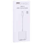 S-211 Adaptateur photo USB-C / Type-C mâle vers Type-C + USB femelle 2 en 1, S-211