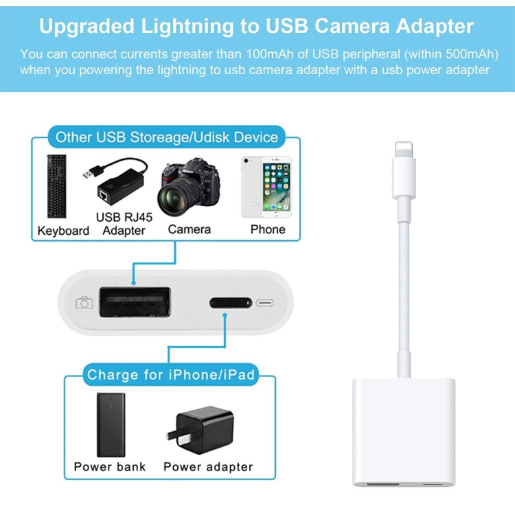 Adaptateur de caméra 2 en 1 8 broches mâle vers 8 broches / USB 3.0 femelle, adaptateur 2 en 1 8 broches vers USB