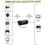 HD003 Carte de Capture Audio et Vidéo HDMI 4K HD USB 3.0, Arc USB3.0
