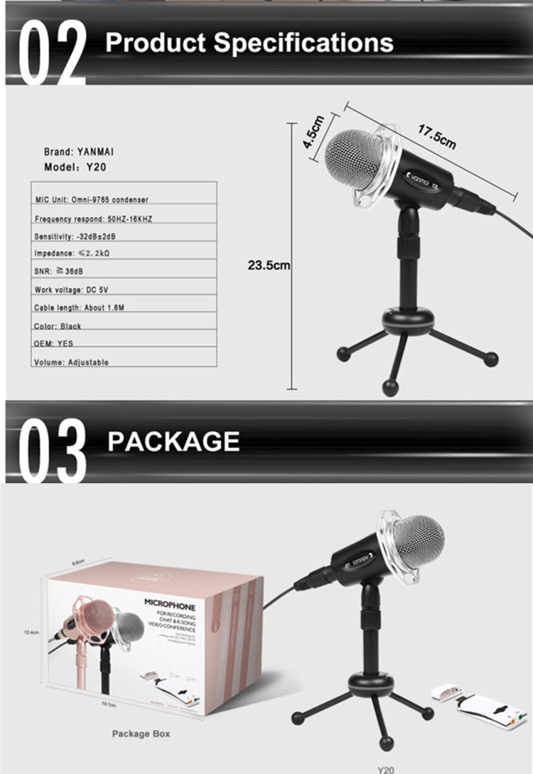Compatible PC et Mac pour diffusion en direct, KTV, etc.