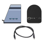 Adaptateur HUB BYL-2211 10 en 1 USB-C / Type-C, support chargeur téléphone, BYL-2211
