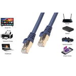 Câble réseau Ethernet LAN CAT8 1m pour ordinateur, switch, routeur, câble RJ45, 1m