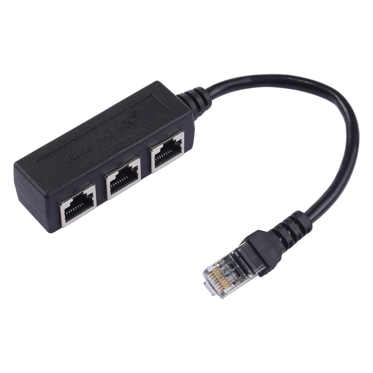 Diviseur/extenseur de prise RJ45 réseau LAN Ethernet 1 vers 3, 3 ports RJ45
