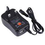 Adaptateur secteur mural universel 30W avec prise UK et port USB 5V 2.1A, embouts : 8 pièces, longueur du câble : environ 1,2m, prise UK