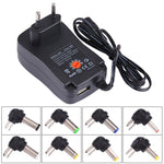 Adaptateur secteur universel 30W prise EU avec port USB 5V 2.1A, conseils : 6 pcs, longueur câble : environ 1,2m, prise EU
