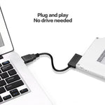 Adaptateur câble SATA Slimline USB 3.0 vers 7+6 broches avec indicateur, USB 3.0