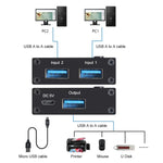 Commutateur USB 3.0 AM-U301 2 entrées 1 sortie