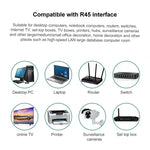 100 pcs / paquet connecteur modulaire RJ45 Cat6e non blindé pass-through, Cat6e non blindé pass-through