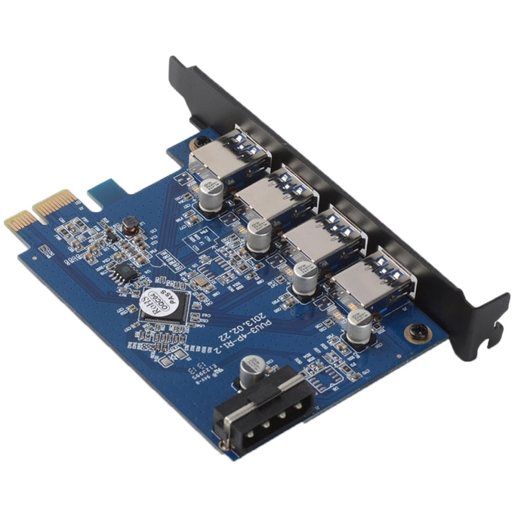 ORICO PVU3-4P Carte PCI Express USB3.0 à 4 ports pour bureau, 4 ports USB3.0