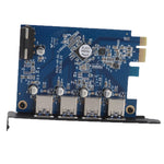 ORICO PVU3-4P Carte PCI Express USB3.0 à 4 ports pour bureau, 4 ports USB3.0
